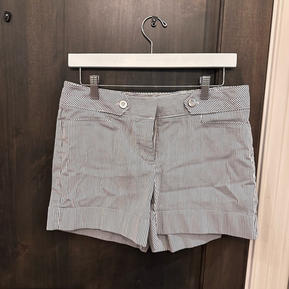 Striped black/white Women's Shorts